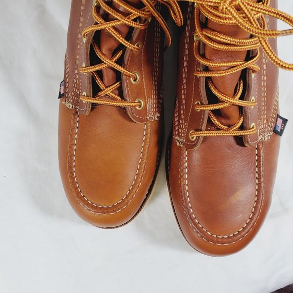 Thorogood American Heritage 6″ Tobacco Safety Toe Work Boot 13 EE 13 Wide Unworn - Picture 10 of 12